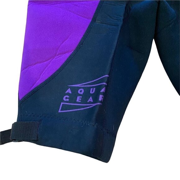 Vintage Nike Aqua Gear Surfing Shorts Wet Suit Bottom Neoprene Medium Colorblock - Picture 3 of 10